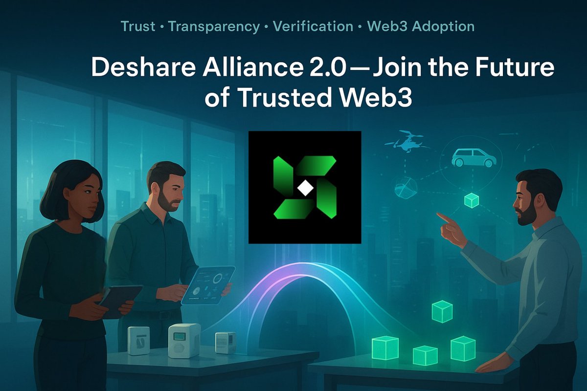 Fateeydbt's tweet photo. Deshare Alliance 2.0  Join the Future of Trusted Web3. @ShareX_Network
#TreasureX #sharex

Q1. What is Deshare Alliance 2.0 all about?
Deshare Alliance 2.0 is a global initiative that brings together innovators, operators, and companies seeking to securely and transparently connect real-world devices and data to blockchain networks. It focuses on building trust, collaboration, and large-scale adoption across the Web3 ecosystem.

Q2. Who can become a member of the alliance?
The alliance welcomes shared economy brands, IoT manufacturers, DePIN projects, payment providers, and Web3 builders from all over the world. Anyone developing or operating connected devices, networks, or payment systems can participate and contribute verified real-world value.

Q3. How can someone join Deshare Alliance 2.0?
Joining is simple just fill out this form 👉 https://t.co/M2NkowcJ9A
Once you sign up, you’ll gain early access to the Deshare Toolkit and Suite, giving your team the ability to integrate devices on-chain, manage verifiable data, and collaborate through strategic partnerships.

Q4. What are the main benefits for members?
Members enjoy early access to tools and co-marketing opportunities designed to grow their visibility and brand impact. Deshare Alliance provides space for collaboration, helps projects reach new audiences, and supports real-world Web3 adoption by connecting trusted devices, users, and payment data across the ecosystem.

Q5. Why is the Deshare Alliance 2.0 important for the future of Web3?
Because it builds the foundation for global trust, transparency, and verification elements that every decentralised ecosystem needs to scale sustainably. By joining Deshare Alliance 2.0, members become part of a shared mission to shape the standards for real-world blockchain integration and create lasting impact across industries.

 We’ll continue soon...
The next part will explore how Deshare tools, partnerships, and real-world integrations make this alliance more than just a network but a movement for the future of Web3.