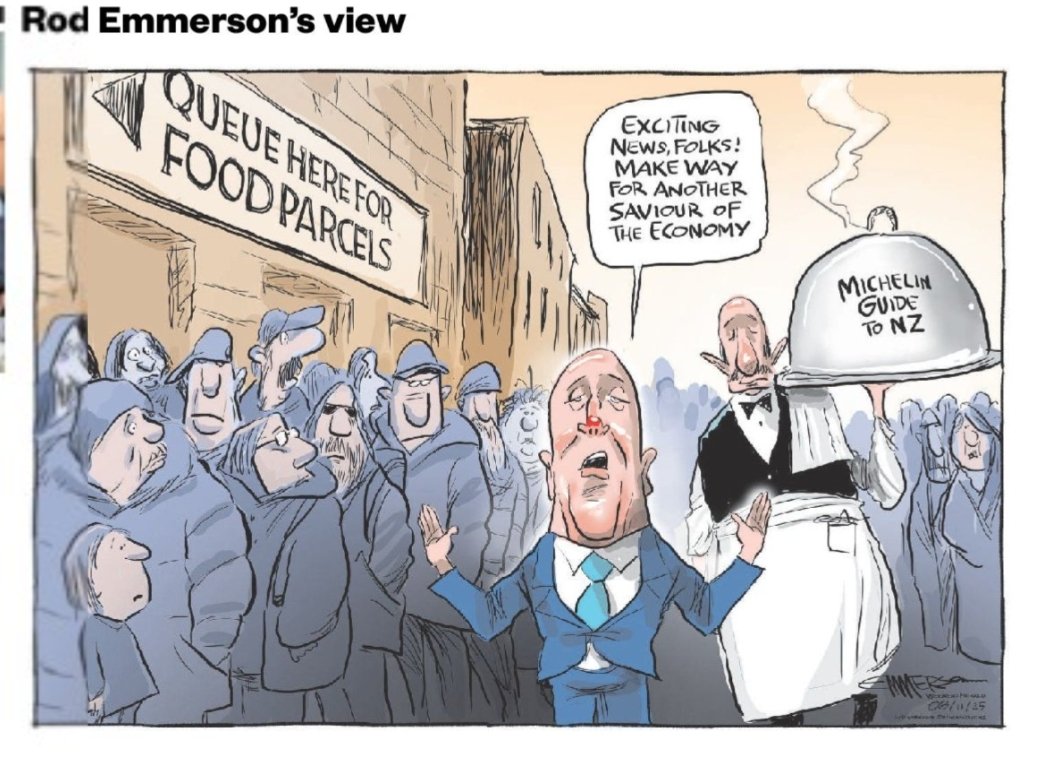 rugbyintel's tweet image. What I'd just say to you @rodemmerson is, we don't do bottomfeeders. Let them eat food parcels. 
#LyinLuxon #WorstPMEver #WorstGovEver  #EconomicVandals  #NZpol