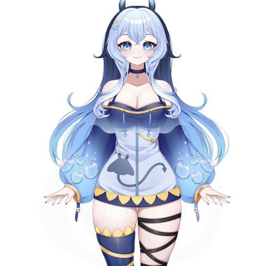 itsreibubbles's tweet image. HIIII im Rei Bubbles- a stingray vtuber!! 💙🌊

look at all my cute models!! 

#ENVtuber #Live2D