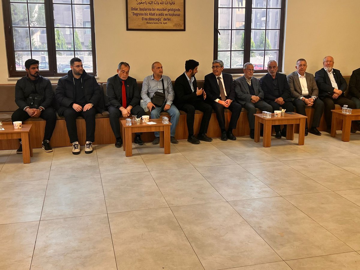 Ak Parti Gaziantep Kurucu İl Yönetim Kurulu Üyemiz Sayın Ali Bayram Özkardemli’ye, ebediyete irtihal eden muhterem eşi; İl Yönetim Kurulu Üyemiz Sayın İbrahim Özkardemli’ye, ebediyete irtihal eden kıymetli annesi için taziye ziyaretinde bulunduk.

Cenab-ı- Allah’tan, merhumeye