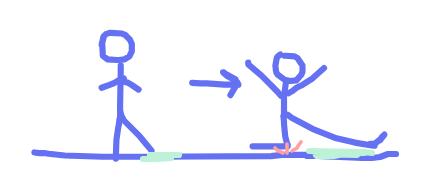 Guys, don't walk barefoot into your bathroom after a shower. It endangers your joints!! 😫