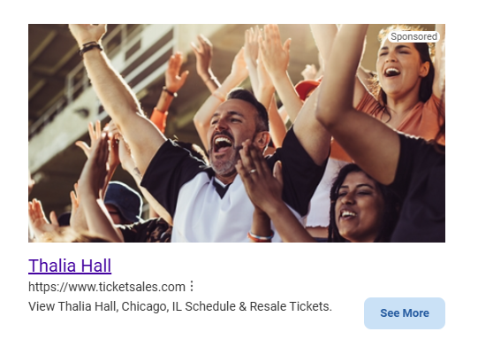 This is what it's always like when I go to Thalia Hall