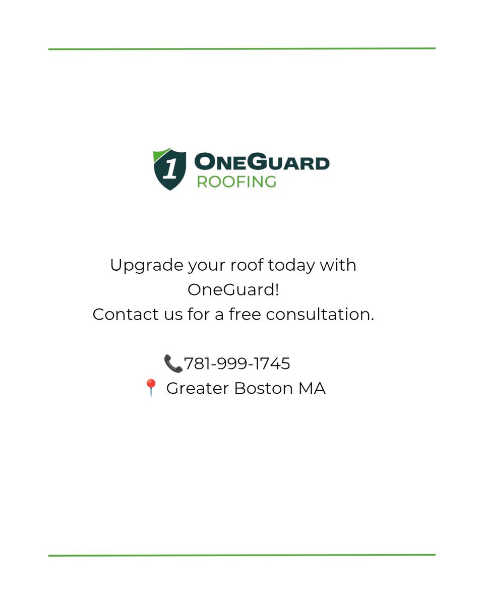 OneguardRoofing's tweet image. Protect your home and upgrade your roof with OneGuard! 🏡✨

Swipe to see why high-quality roofing materials matter. 💪💧🎨

📍 Greater Boston, Massachusetts

📞 781-999-1745

🌐 oneguardroofing.com

Hashtags:

#OneGuard #RoofingExperts #DurableRoof #LeakPrevention