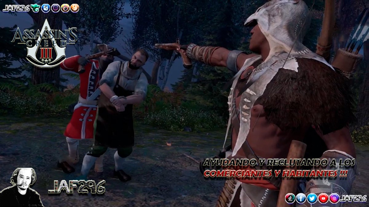 JAF296's tweet photo. Assassin's Creed III | Ayudando y reclutando a los comerciantes y habitantes!!! #jaf296 #gaming #assassinscreed #ayuda #reclutar
Recuerden que el link con todo nuestro contenido está en la Bio https://t.co/j4r4E6YGCM
https://t.co/R1vhkr9q2m https://t.co/TpdPXZlTMk