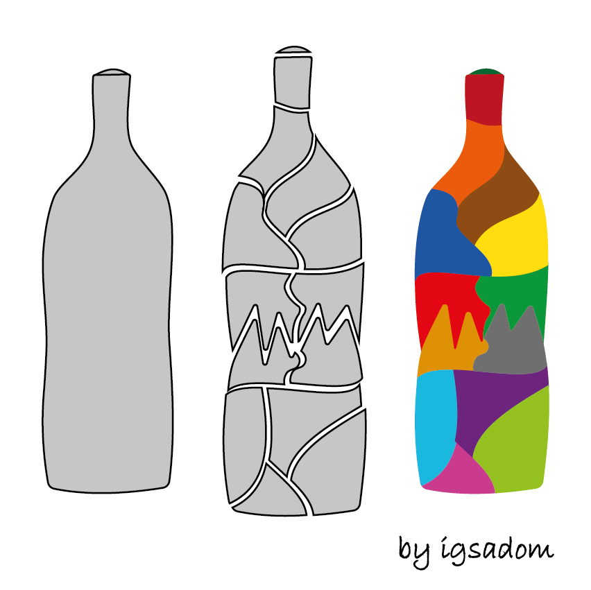 igsadom's tweet photo. "Botella rota". Una botella rota es una botella rota.

Hay cosas que se rompen y no tienen arreglo, otras, cuando se reconstruyen, quedan incluso mejor...... como la vida misma!, by #Igsadom.

#coloreandolavida #elartefluye #yosipintoalgo https://t.co/zTVT4IcJHG