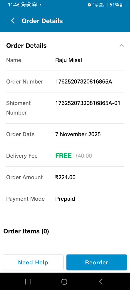 RAMRAMRAMRAAM's tweet image. @JioMart 
Not delivered yet !
Pls look into