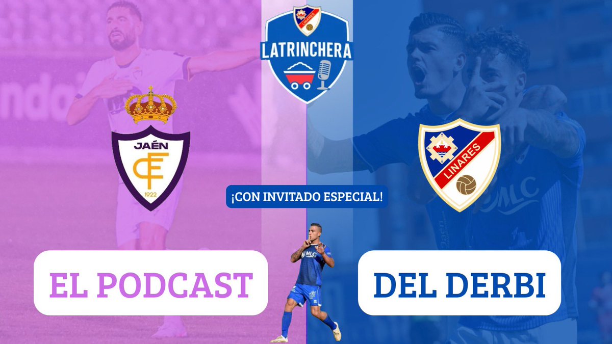 HOY A LAS 21:00h‼️

Estaremos con la previa del <a href="/RealJaenCF/">Real Jaén C.F.</a> 🆚 <a href="/Linares_Dptvo/">Linares Deportivo 💙⚒</a> con El Tigre <a href="/Chendo9alarcon/">Chendo Alarcón</a> 

En nuestro canal de Youtube, no te lo pierdas 😉

youtube.com/@latrincherald…
