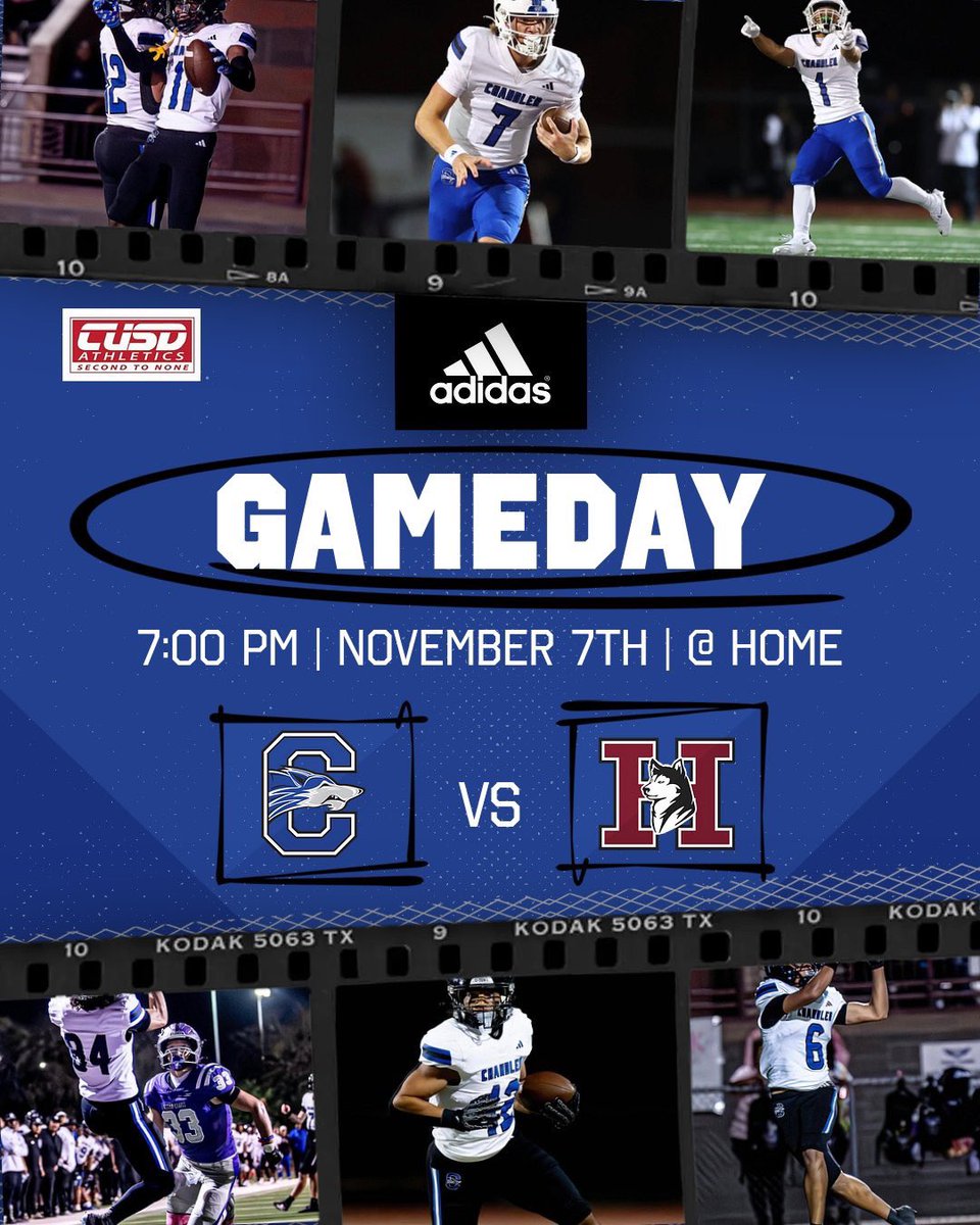 IT’S TIME! VARSITY GAMEDAY 
BATTLE of ARIZONA AVE goes down TONIGHT on AUSTIN FIELD!
#1 GAME in the NATION is at OUR HOUSE on OUR TURF.
We need the stands PACKED! #feedthepack 🐺
<a href="/CUSDAthletics/">CUSDAthletics</a> <a href="/SOC_CHSWOLVES/">Chandler HS Athletics</a> <a href="/BJMedia1/">BJ Media</a> <a href="/Coach_Wiz3/">Coach Wiz</a> <a href="/gridironarizona/">Gridiron Arizona</a>