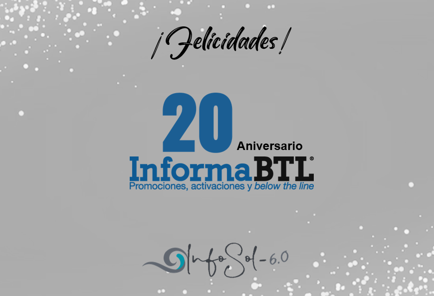 🎉 ¡Felicidades a <a href="/InformaBTL/">Revista InformaBTL</a> por su #20Aniversario! Dos décadas siendo una voz clave en el mundo del #marketing, impulsando ideas, tendencias y grandes historias que inspiran a toda la industria. 🚀