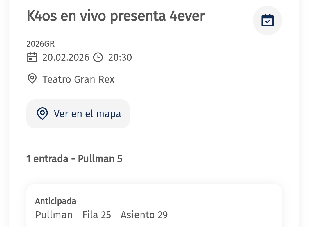 pushforfun's tweet photo. dire presente el 20/08 literalmente desde la última butaca del teatro #K4osGranRex https://t.co/x2xz90GdIl