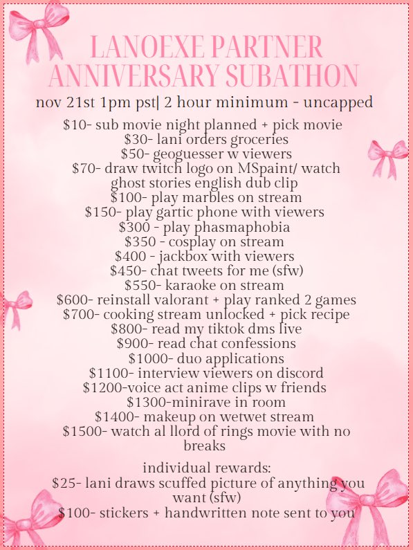 LanoExe's tweet image. My partner subathon soon :3 || save the date :3