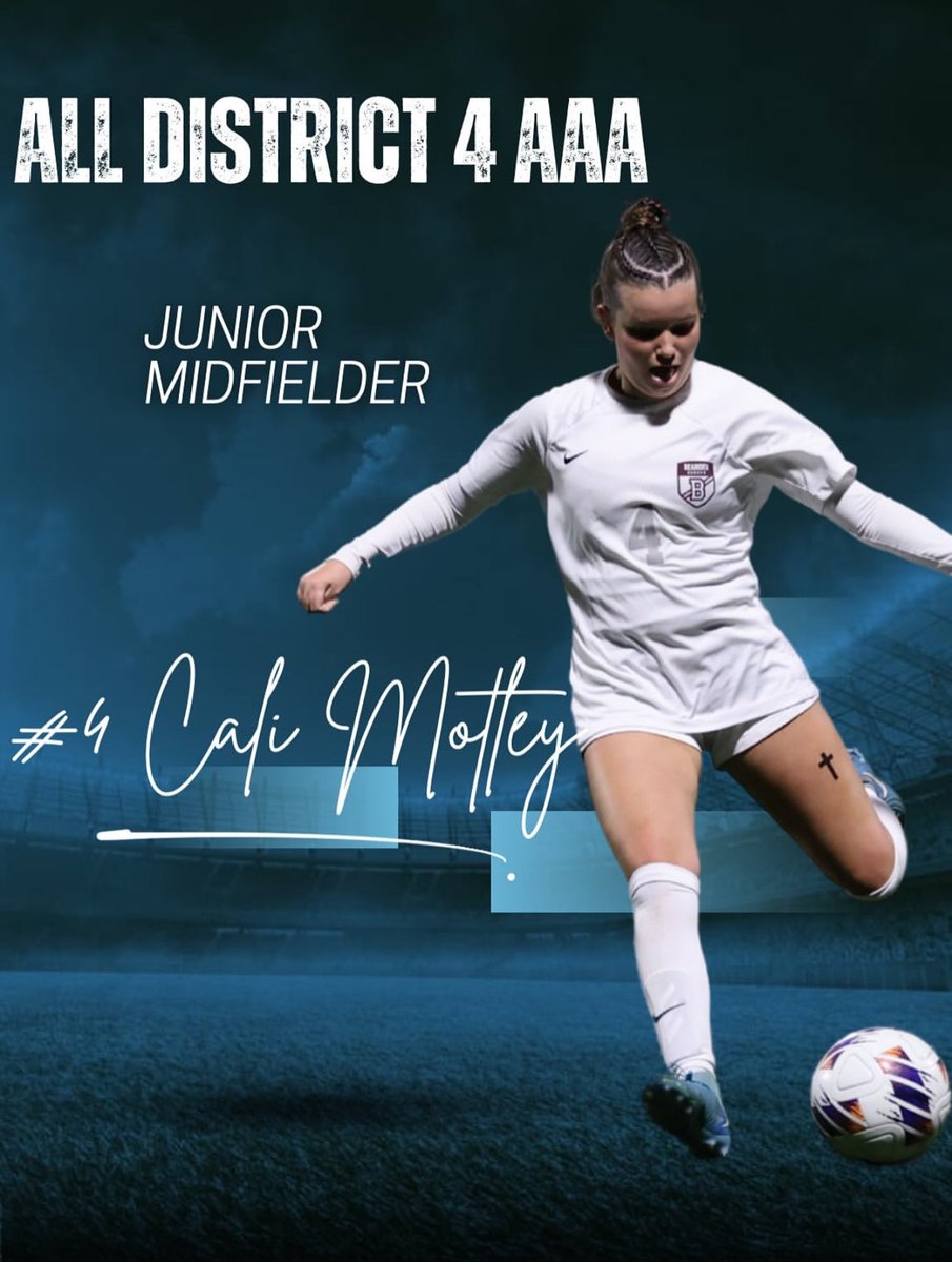 CaliMotley_'s tweet photo. Feeling incredibly blessed and honored to be named All-District and to help Bearden bring home another State Championship!!! #BeardenSoccer #Classof2027 #StateChamps #James1:17 
 @BHSLadySoccer @ImYouthSoccer @ECNLOhioValley @ECNLgirls https://t.co/cTyhZPjzYr