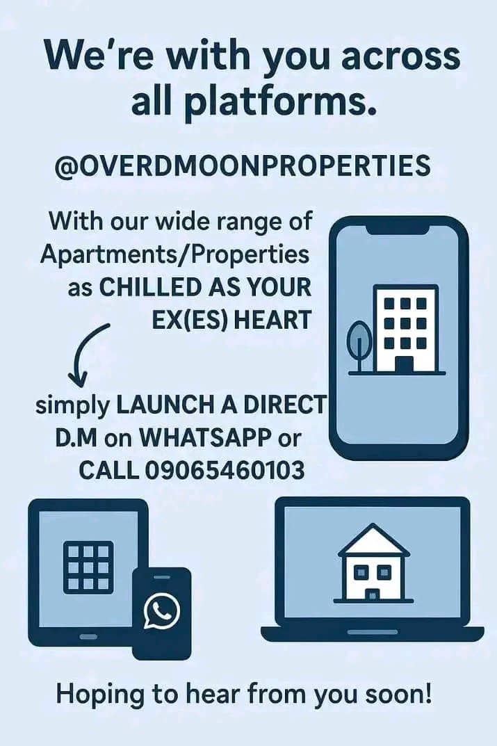 danielkbilly's tweet photo. 🔥#FASTESTFINGER IN #KADUNASTATE #RENTALPROPERTY 

💯 SLIDE IN A D.M ON WHATSAPP/CALL 09065460103.
ASK THAT QUESTION PLUS BOOK INSPECTION SESSION AHEAD, BCOS YOUR NEXT HOME IS @OVERDMOONPROPERTIES. https://t.co/iCx89CkNxY