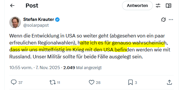 Jetzt dreht er vollkommen durch.🤣