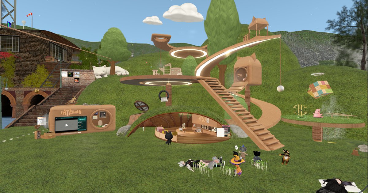 marin_9292's tweet image. Dinkieの遊び場所を探して飛んだら偶然でビックリ！TLで見かけたMMさんの溜まり場だったよ🥰みんな優しくてすごく楽しかったよ！
Dinkieの温泉欲しいよね！私、温泉掘ります！
Dinkie tiny furryみんな遊びに行ってみてね✌︎(   ᷇࿀ ᷆  )︎︎︎︎✌︎
また遊びに行く！