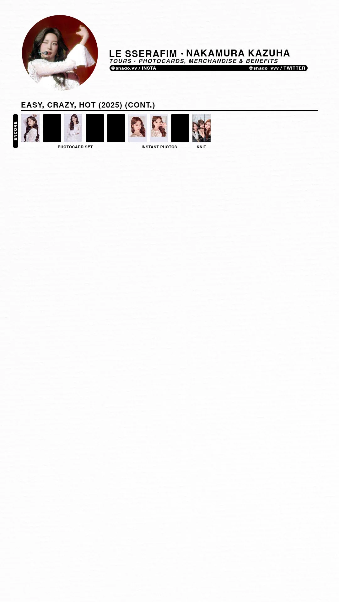 V | maker of le sserafim photocard templates!! on X: 