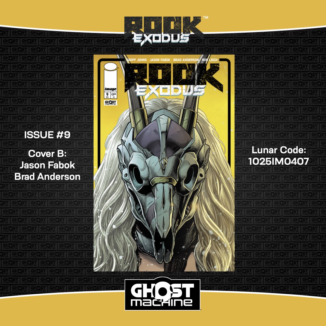 GhostMachinePro's tweet image. Don’t forget to pre-order ROOK: EXODUS #9 today and find out what secrets (and spiders) lurk beneath Exodus. Reserve your copy anywhere you buy @ImageComics