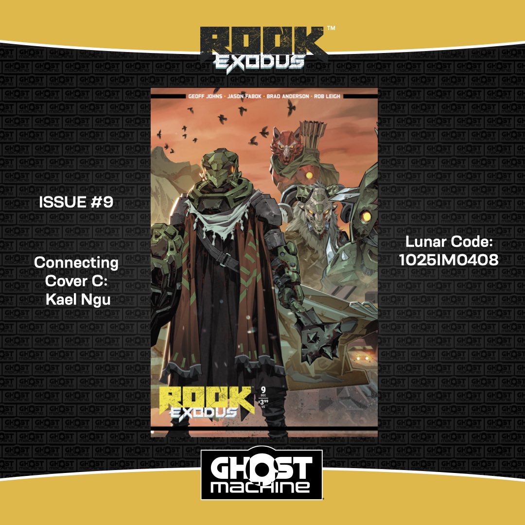 GhostMachinePro's tweet image. Don’t forget to pre-order ROOK: EXODUS #9 today and find out what secrets (and spiders) lurk beneath Exodus. Reserve your copy anywhere you buy @ImageComics