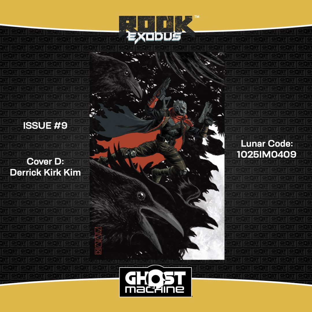 GhostMachinePro's tweet image. Don’t forget to pre-order ROOK: EXODUS #9 today and find out what secrets (and spiders) lurk beneath Exodus. Reserve your copy anywhere you buy @ImageComics