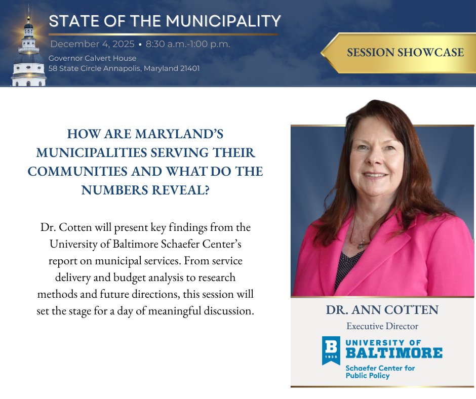 Explore what’s working, what’s changing, and what opportunities lie ahead for local governments. Join us at the Annual State of the Municipality on December 4th. We’ll unpack the latest data, budget trends, and opportunities shaping the future. 
mdmunicipal.org/state-of-the-m…