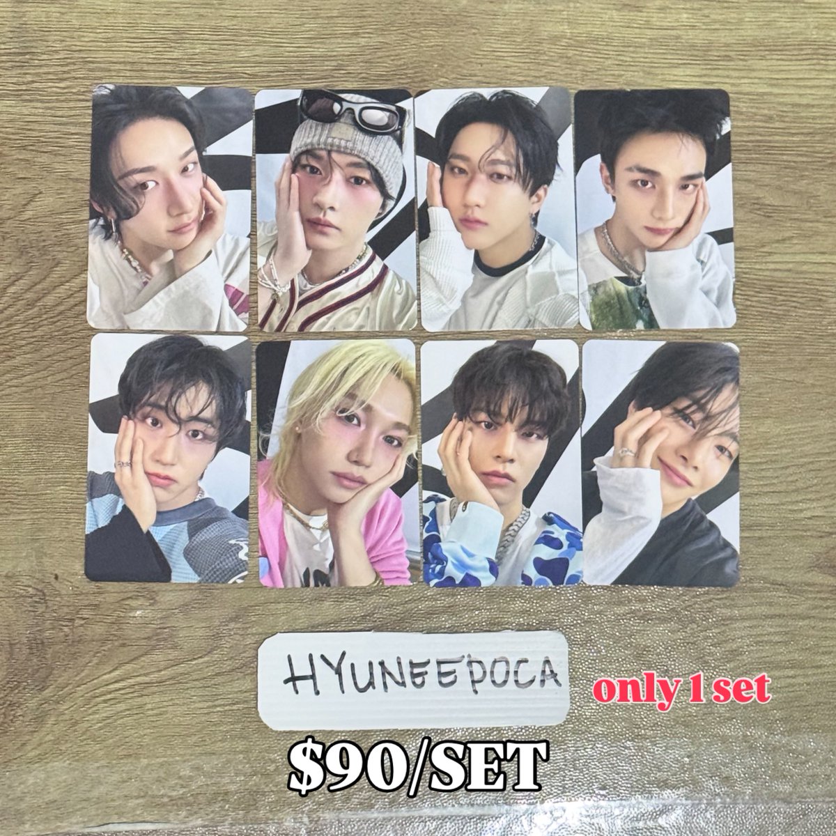 Wts Stray Kids dominate concert photocard

$90/SET
price state in usd

Paypal fnf/gns, wise, Ina bank ⭕️ 
stamp/tracked⭕️
dm plz💞 

📌 ina based

bangchan lee know changbin hyunjin han felix seungmin I.N 방찬 리노 창빈 현진 한 필릭스 승민 아이엔 스트레이키즈 포가 양도