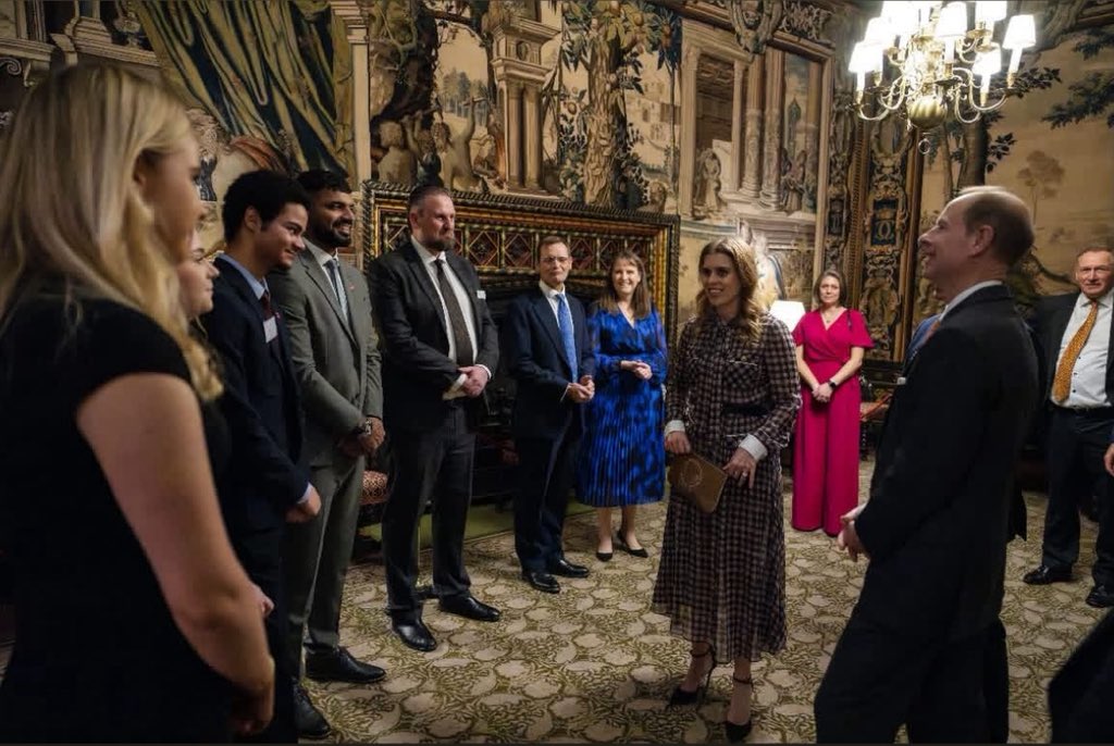 The Duke of Edinburgh, Patron, and Princess Beatrice, Deputy Patron, attended a reception for the Outward Bound Trust at St James's Palace on November 6, 2025

📸 The Outward Bound Trust