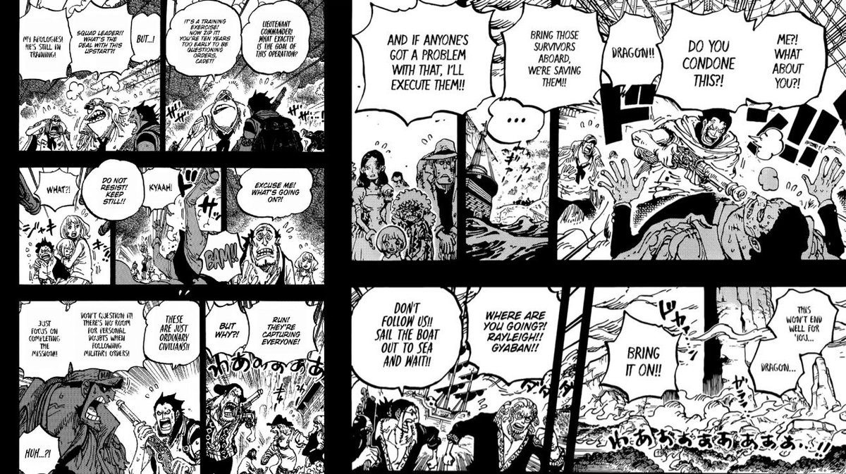 He went from just asking questions to threatening them. One Piece's real hero 🐐 🐐 
#ONEPIECE1165