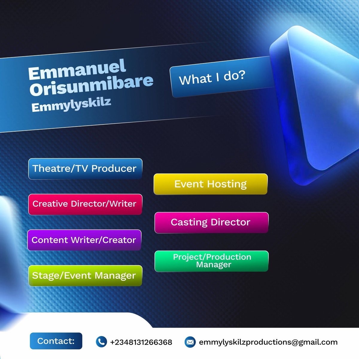 emmylyskilzpro1's tweet image. Hello beautiful people,

I am currently in search of employment and I’ll appreciate every support I can get to make this possible.

I have experience both in creative and administrative roles.

Attached to this post is my CV.

Thank you.