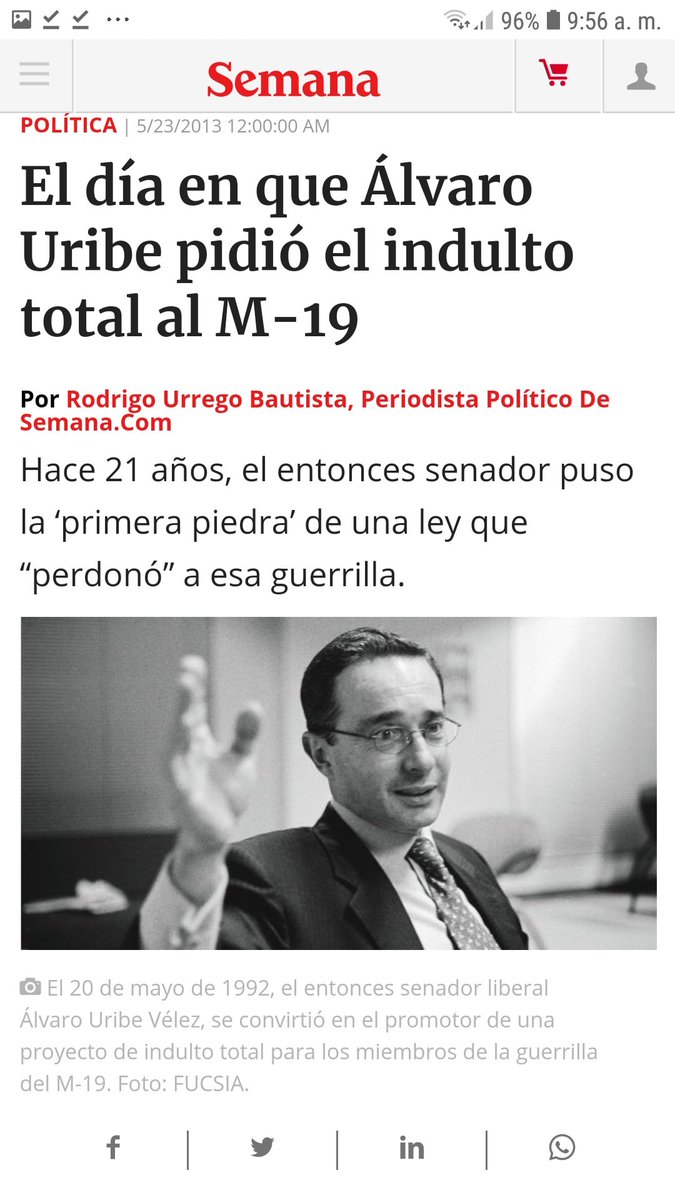 INDULTO y REINDULTO a los TERRORISTAS del M-19.
#ProhibidoOlvidar 
¿De que se ATERRAN? si todo fue un plan diseñado para estos días, gracias a la "DESECHA".