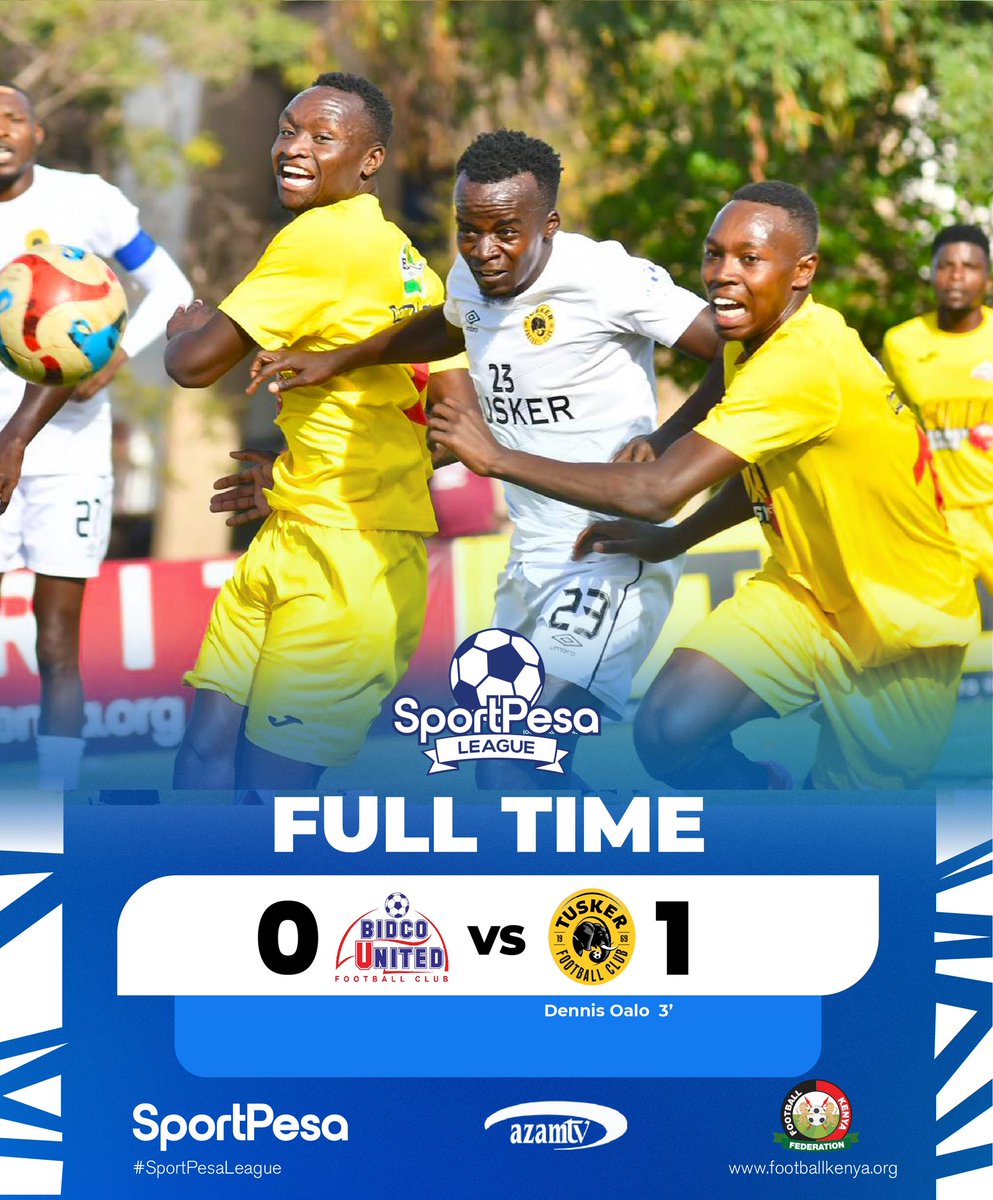 3️⃣ points in the bag for Tusker

#SportPesaLeague