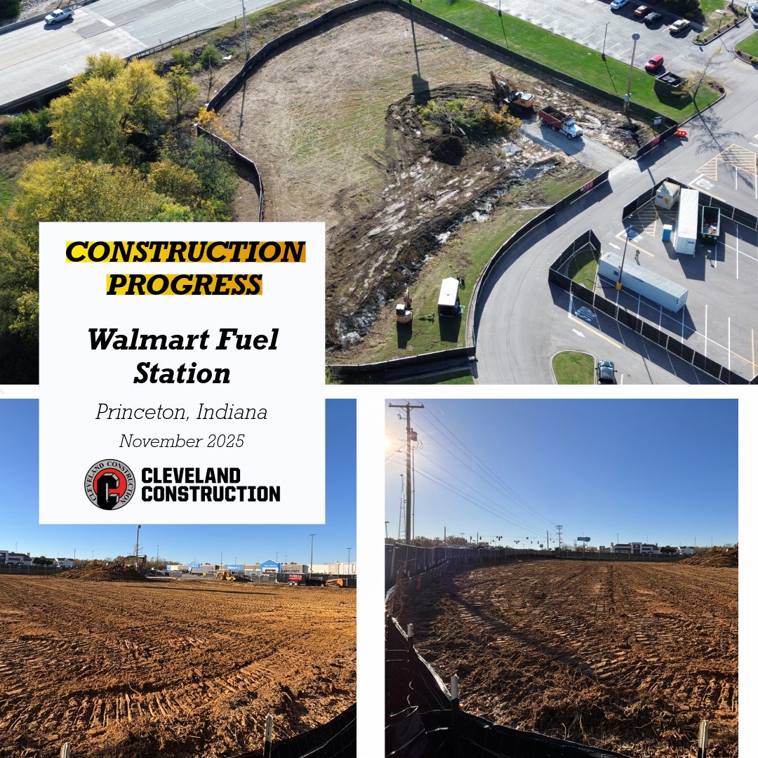 CCI_Contractors's tweet image. Our team kicked off #earthwork this week at the future Walmart Fuel Station in #Princeton, Indiana.

We’ve stripped the site of topsoil, cleared the drainage ditch near the entrance, and began grading and compacting the site.

🔗 bit.ly/4orVGbP