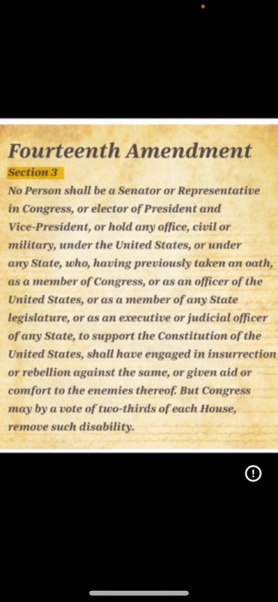 Ingridebap's tweet photo. @joshgerstein @CMargaronis It’s time for #WeThePeople to MAKE 14.3 GREAT AGAIN since all those who participated & incited #January6thInsurrection are now in power & are bent to succeed in the coup this time unless we stop them by invoking #14thNow to disqualify & rid them all from serving in government. https://t.co/LkIUwddqUR
