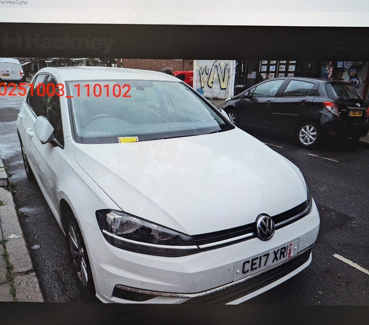 Kgbaker2's tweet photo. @hackneycouncil are you having a laugh? Sending me a PCN in Yorkshire, to my car, a Silver estate? You must be joking. I genuinely can't speak. Fancy just guessing the last letter did you? #Parking #Shambles #shameful #council #hackney https://t.co/vpow5eWffk