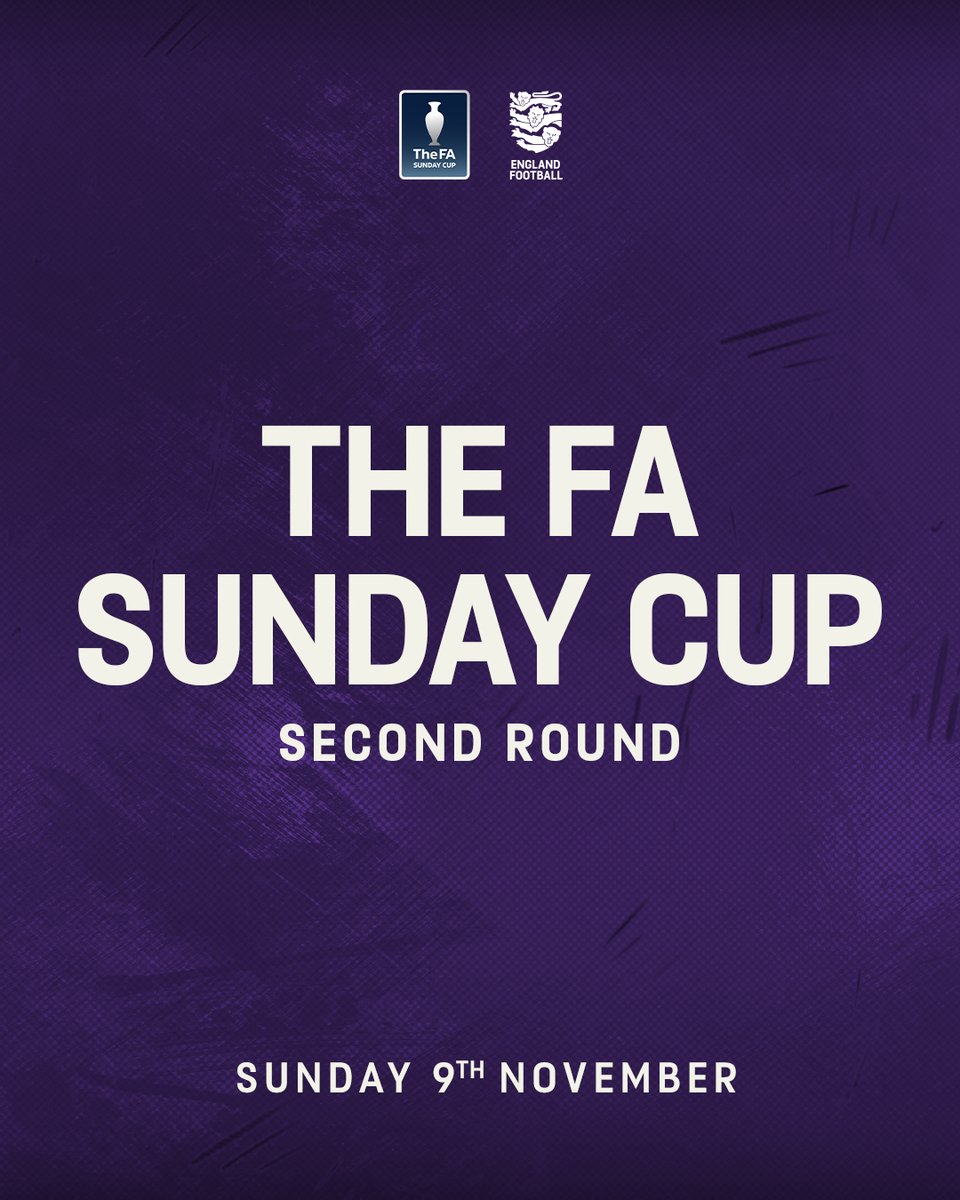 EnglandFootball's tweet image. This Sunday, the #FASundayCup is back for round 2! 🤩​
​
Here are all of the fixtures👇