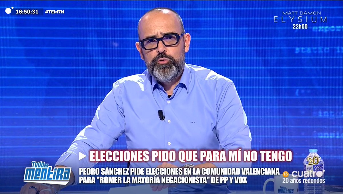 todoesmentiratv's tweet photo. Pedro Sánchez pide elecciones en la Comunidad Valenciana para "romper la mayoría negacionista" de PP y Vox
#TEM7N
https://t.co/916NsjvCe8 https://t.co/3C3UTxzqGq