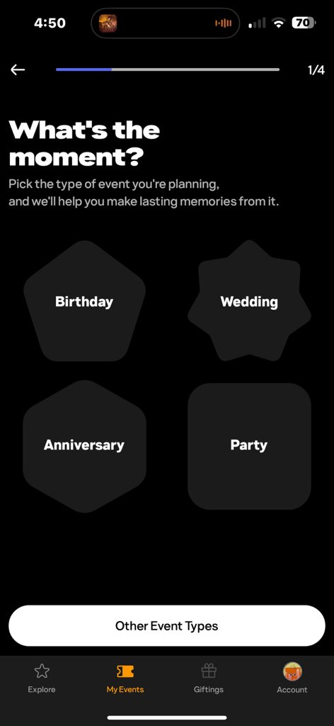 So I can upload and create memories of all the pictures I took on every events on Party Vest and get them back even after I lost my phone?😳. Omo I love this app.