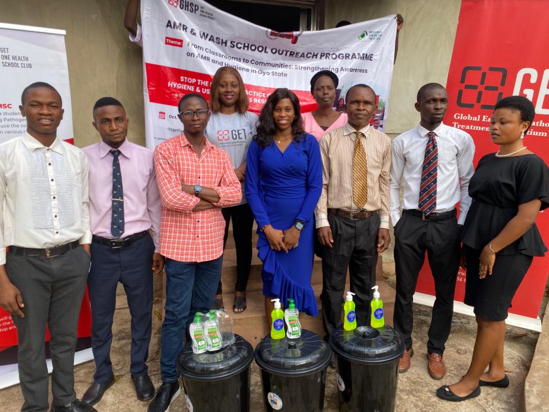 nighealthwatch's tweet photo. In Oyo, Adebisi Lateef of @GETConsortium is implementing From Classrooms to Communities: Understanding Student and Teacher Perceptions of Antimicrobial Resistance and Infection Prevention.

This school-based campaign is helping students and teachers understand the dangers of antibiotic misuse and the importance of good hygiene practices. So far, the project has reached eight schools across Oyo State, improving awareness of Antimicrobial Resistance and encouraging sustainable hygiene habits that protect entire communities. 

#NHWSPCFellowship