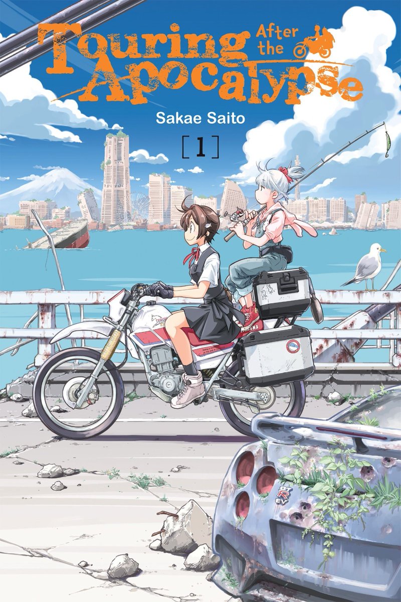 All alone after the end of days, two girls ride through the desolate ruins...

🏍Grab 45% OFF on the manga of the fall anime series, Touring After the Apocalypse from <a href="/yenpress/">Yen Press</a>!

Details: buff.ly/xAh8l9R