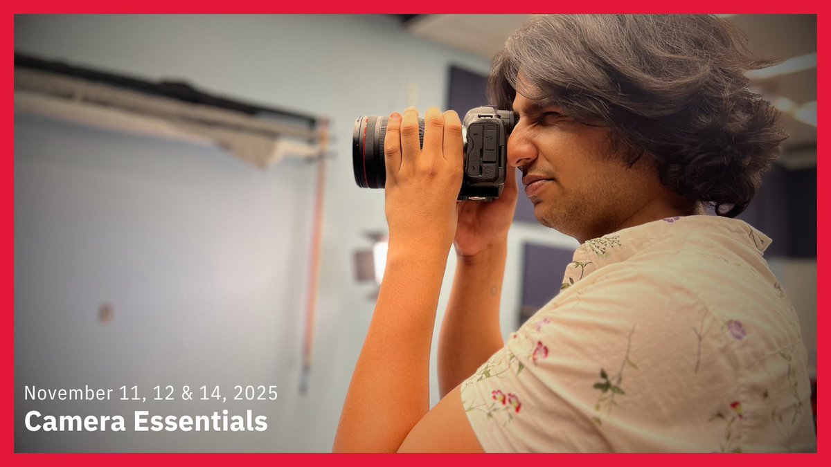 yorkulibraries's tweet image. Have you ever wondered about the different settings on a camera? Join us to learn about the so-called exposure triangle!

Register now: bit.ly/47jAZcz

#YorkU #LibraryWorkshop