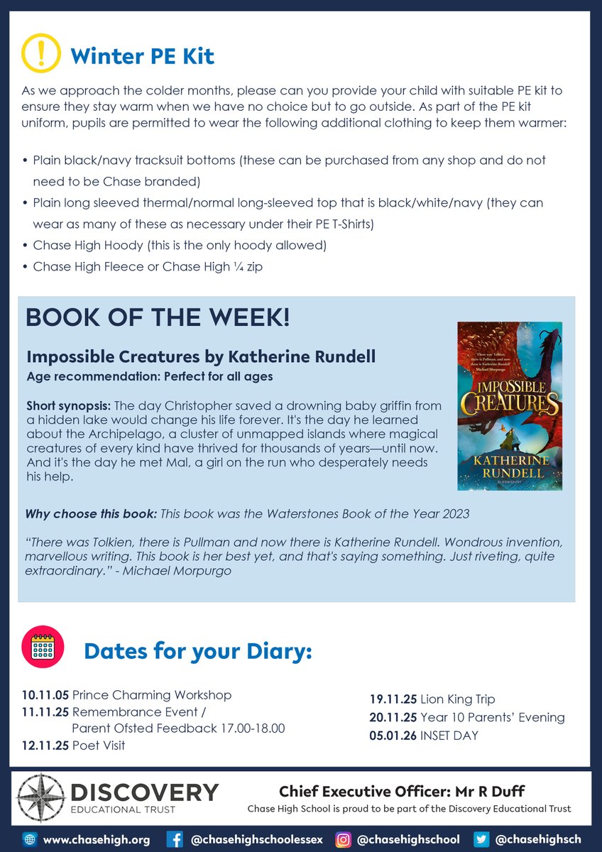 Chase High School tweet media