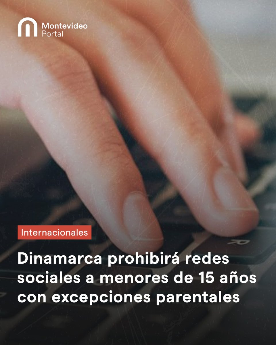 portalmvd's tweet image. 🇩🇰 | Dinamarca dio un paso significativo en la regulación digital infantil al anunciar un acuerdo político que impedirá el acceso a redes sociales a menores de 15 años, salvo autorización expresa de los padres a partir de los 13.
 
👉 m.uy/uc942421