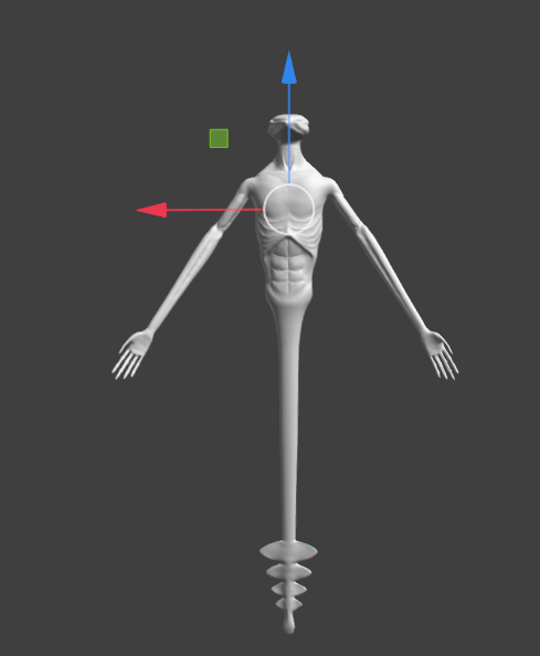 Flickeringlig's tweet photo. Just finished the base sculpt of my game's monster. https://t.co/RHOduaoygW