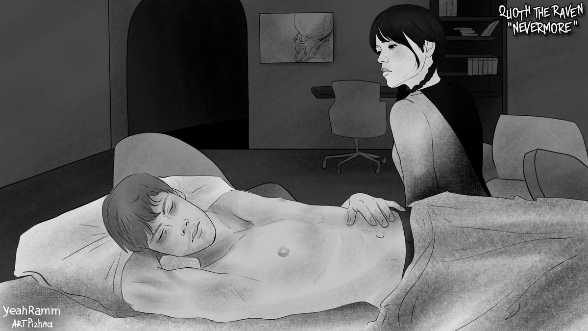 yeahRamm's tweet photo. Art to Chapter 18, "Reasons." 

His scars have been erased by his Hyde abilities. If only it was as easy to wash away everything that was between them.

Art by @APizhma.   

#WednesdayNetflix #Weyler #Wyler #WednesdayxTyler 

https://t.co/mMu5Lif6ny https://t.co/3Rq8aleyia