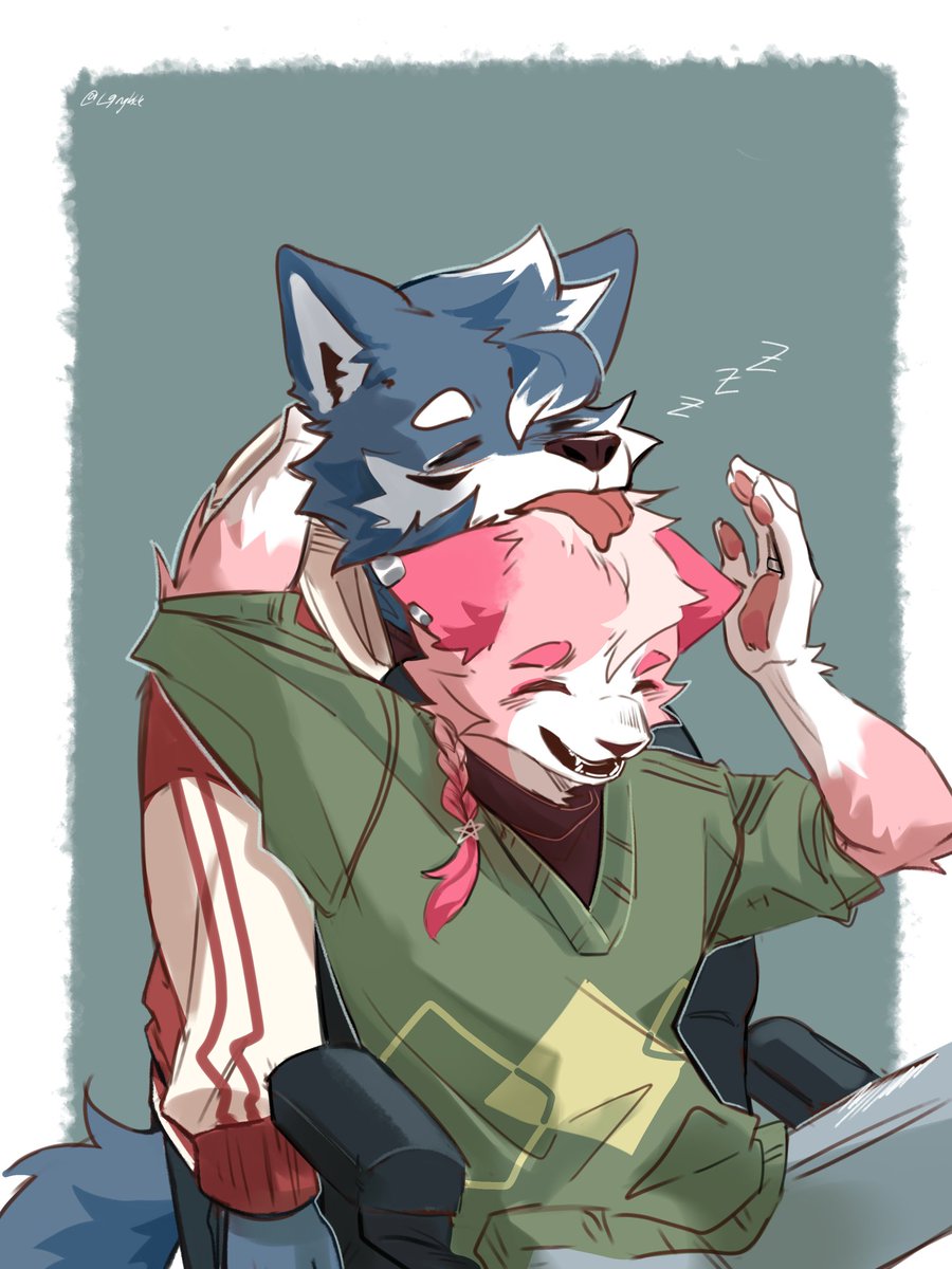 He finds the coziest spot to nap