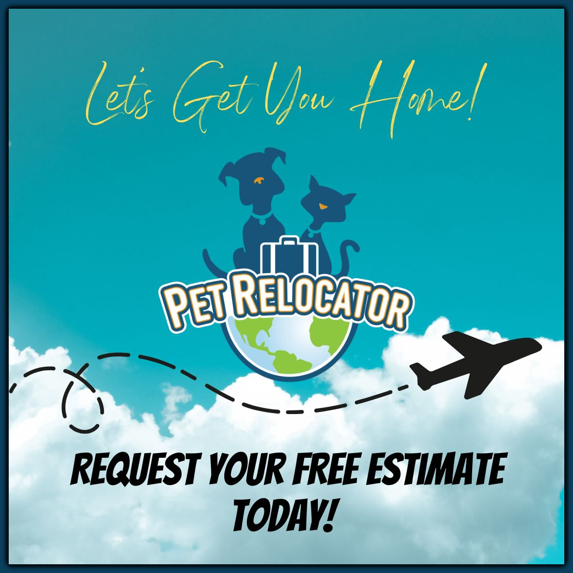 PetRelocator's tweet image. Wherever you go, we make sure your best friend gets there too. Start your relocation today at petrelocator.com ✈️🐾#PetRelocator #PetRelocation #petshippingexperts #petshipping #DogShipping #militarypcs #dogtransport #pettransport