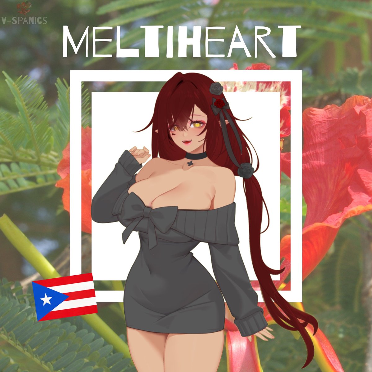 Vspanics's tweet image. 🐰 Member Introduction 💘

Meet @MeltiHeart . our sweet Afrolatine (Puerto Rican) bunny VTuber and member of V-Spanics 🇵🇷✨

A vtuber manager and ASMRtist who loves all things cute and comfy~ sometimes you’ll even catch her collabing with friends! 💞🐇