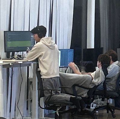 Wake up 6AM. Loud AC/DC. Time to code.