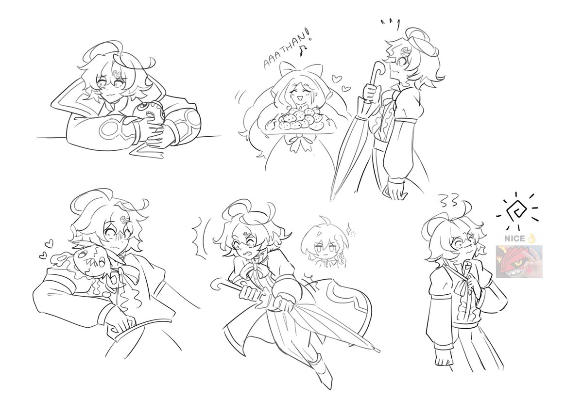 Doodles de Athan basados en Geronimo Stilton
(no pregunteis)