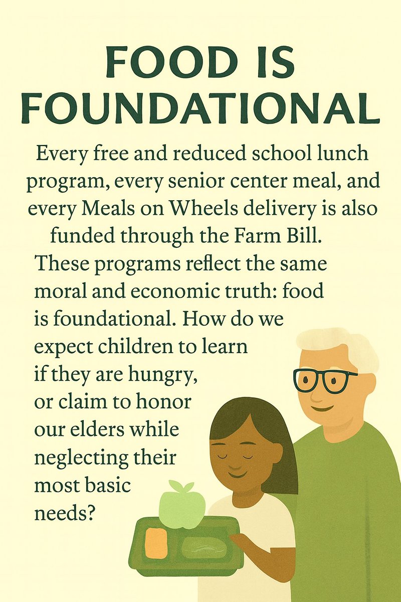 HibbsMargarita's tweet image. 🥦 SNAP isn’t just a line item in the Farm Bill — it’s a moral mirror. In this moment of political brinkmanship: 
📖 Read my Substack -&amp;gt;
bit.ly/482cCji

#FoodIsFoundational  #CompassionIsPatriotic  #ProtectSNAP  #FarmBillFacts  #InvestInAmerica  #CrueltyIsThePoint