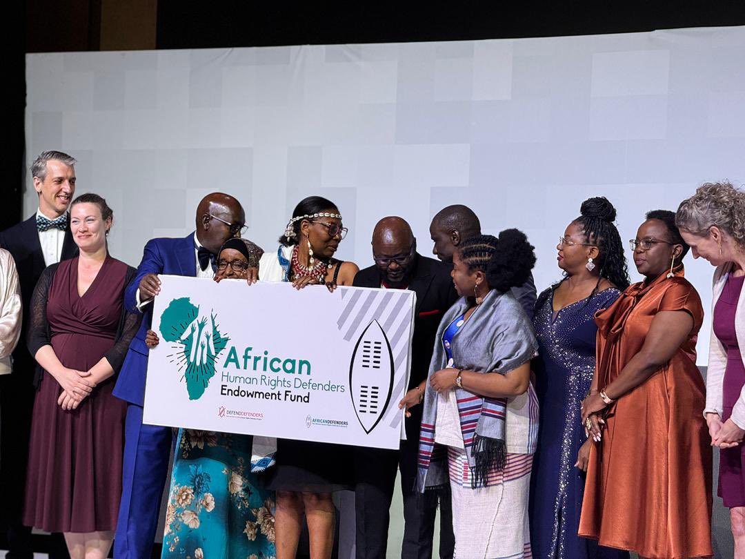 TAYCOF joined fellow HRDs in Kampala to mark 20 years of  <a href="/DefendDefenders/">DefendDefenders</a> work advancing and protecting HRDs .The event celebrated achievements, honoured lost heroes, and launched  new programs to sustain and nurture HRDs. #20yearsofDefending